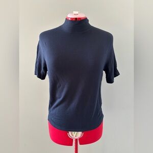 Kit and Ace Classic Navy turtleneck shirt size 2
